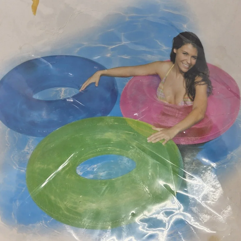 NEW 2006 Intex The Wet Set Tire Tube 59251TT‎ Neon Pink NOS New 36 in. SEALED